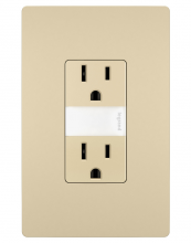 Legrand Radiant NTL885TRICC6 - radiant? 15A Tamper-Resistant Outlet with Night Light, Ivory (6 pack)