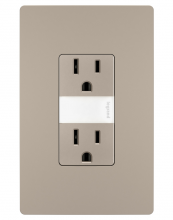 Legrand Radiant NTL885TRNICC6 - radiant? 15A Tamper-Resistant Outlet with Night Light, Nickel (6 pack)