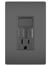 Legrand Radiant 1597SWTTRBKCCD4 - radiant® Combination Single Pole Switch and Tamper-Reistant 15A Duplex Self-Test GFCI Receptacles wi