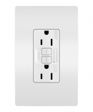 Legrand Radiant 1597TRWRW - radiant? Spec Grade 15A Weather Resistant Self Test GFCI Receptacle, White