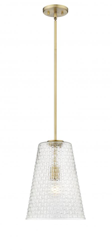 Saben 1-Light Pendant Light Vintage Brass