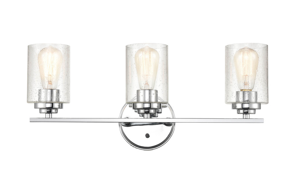 3-Light Vanity Chrome