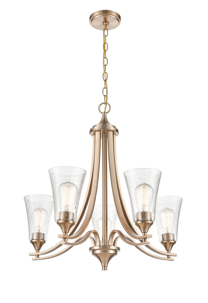 Natalie 5-Light Chandelier Ceiling Light Modern Gold