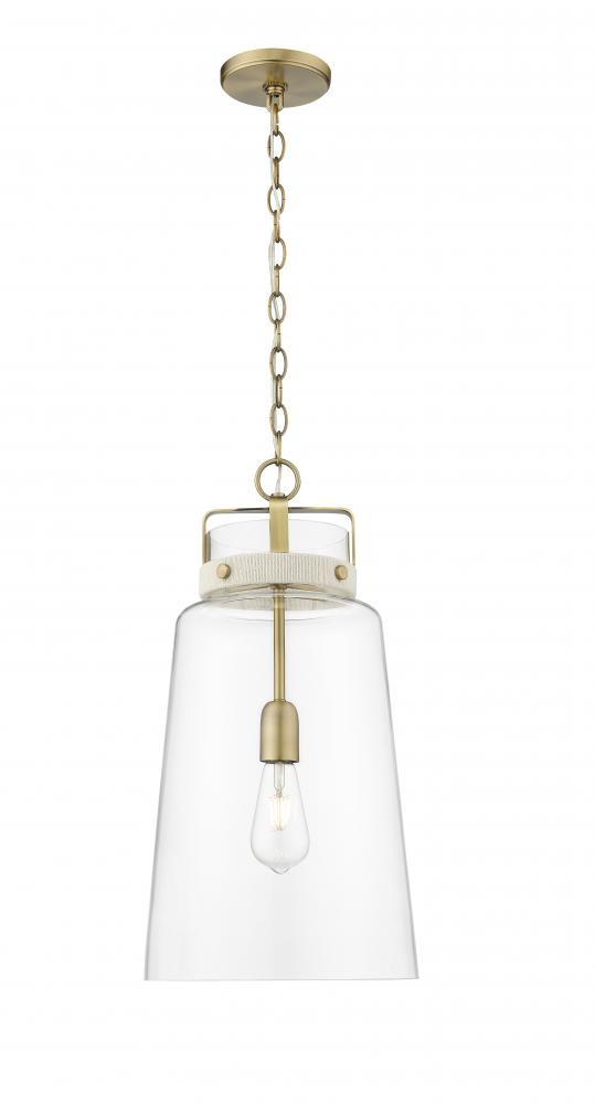 Lolla 1-Light Pendant Light Vintage Brass