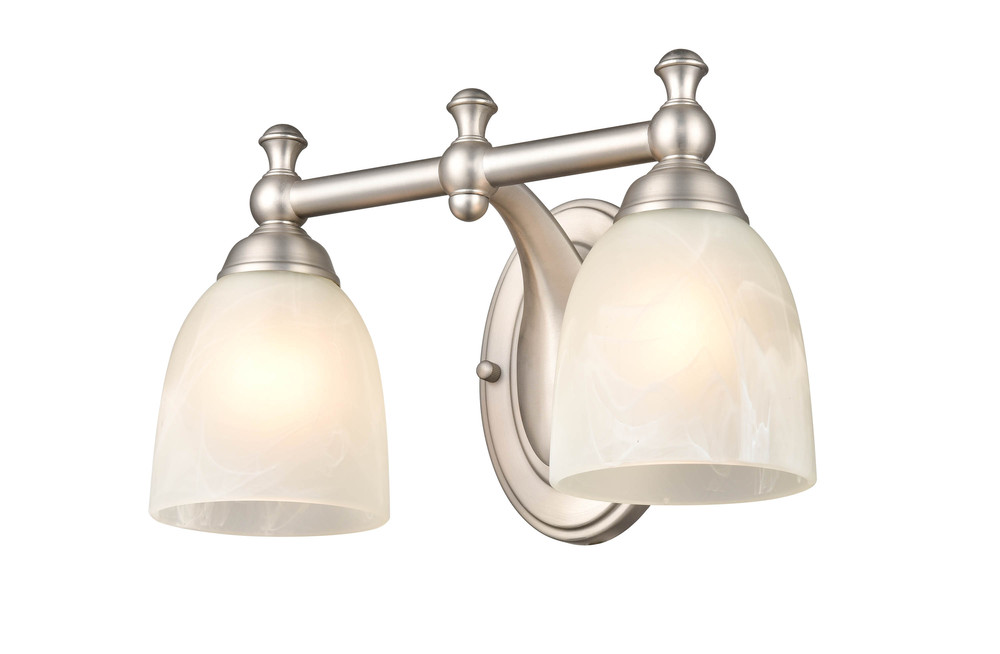 2-Light Vanity Satin Nickel