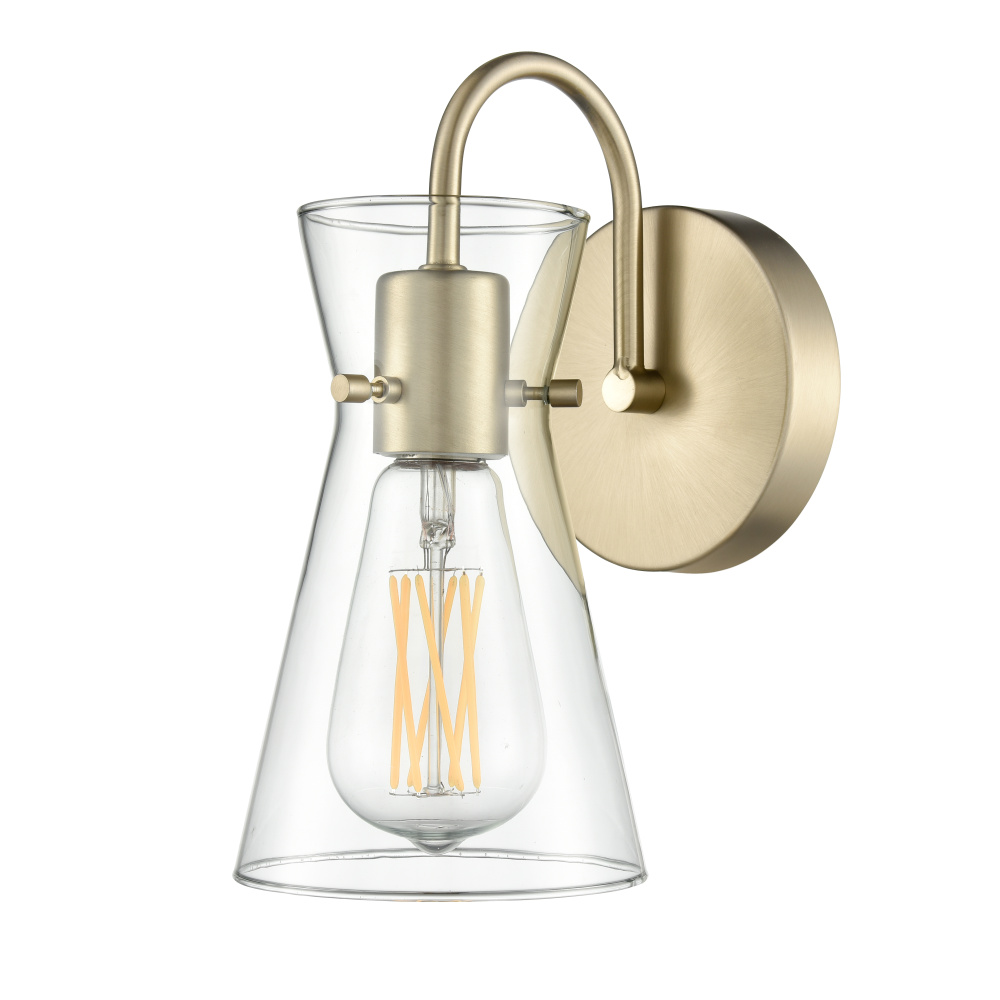 Camellia 4.75" Wide 1-Light Vanity - Modern Gold