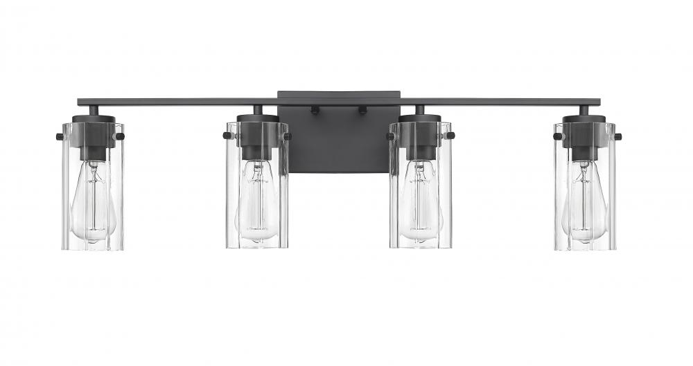 Serena 4-Light Vanity Matte Black