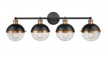 Millennium 4254-MB/AB - Ellmira 4-Light Vanity Matte Black/ Aged Brass