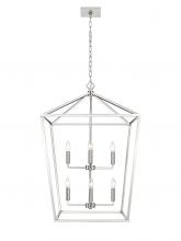 Millennium 3335-SN - 8-Light Pendant light Satin Nickel