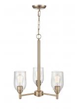 Millennium 4983-MG - Arlett 3-Light Chandelier Ceiling Light Modern Gold