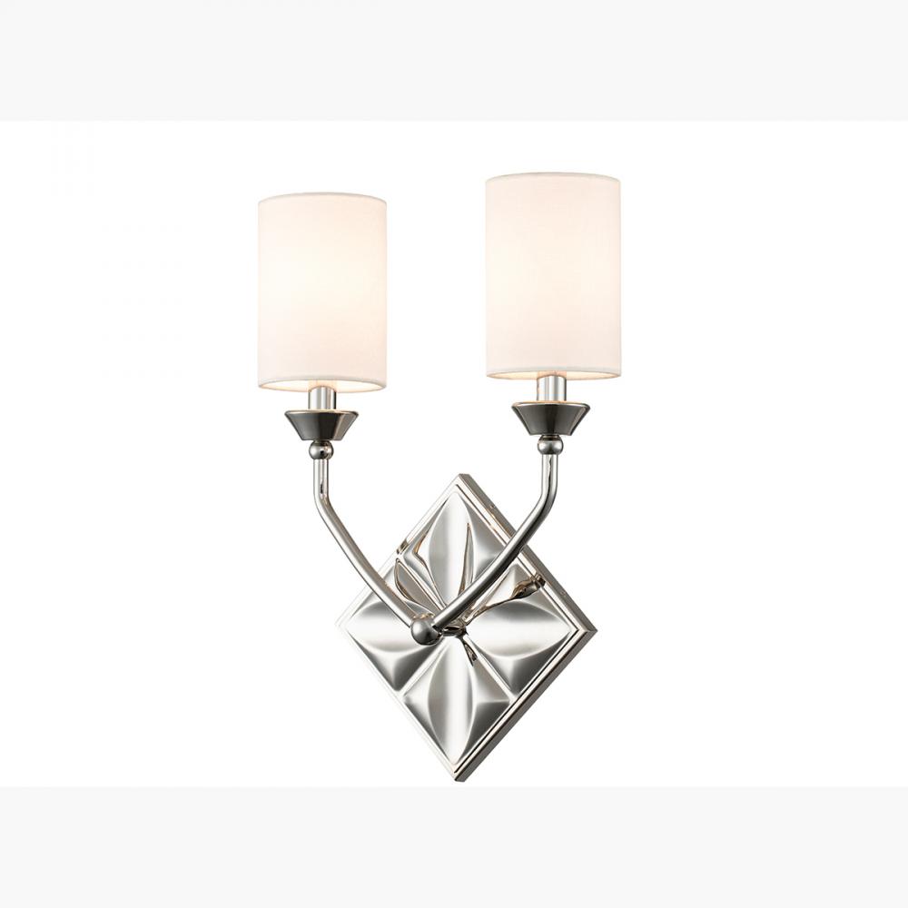 Epsilon 2 Light Sconce in Polished Chrome