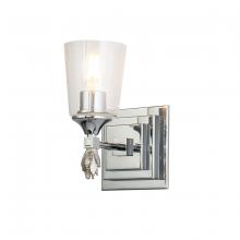 Lucas McKearn BB1022PC-1-F1S - Vetiver 1 Light Wall Sconce In Chrome