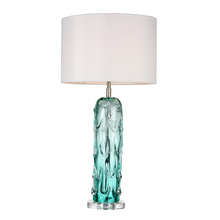 Lucas McKearn TLG3118 - Pontchartrain Water Fall Inspired Blue Buffet Table Lamp By Lucas McKearn