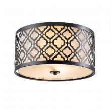 Lucas McKearn GN/ARABELLA/F-BLK - Arabella Flush Mount in Black