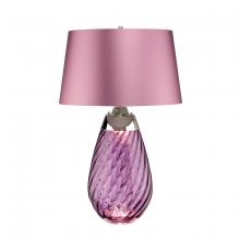 Lucas McKearn TLG3027L - Large Lena Table Lamp in Plum with Plum Satin Shade