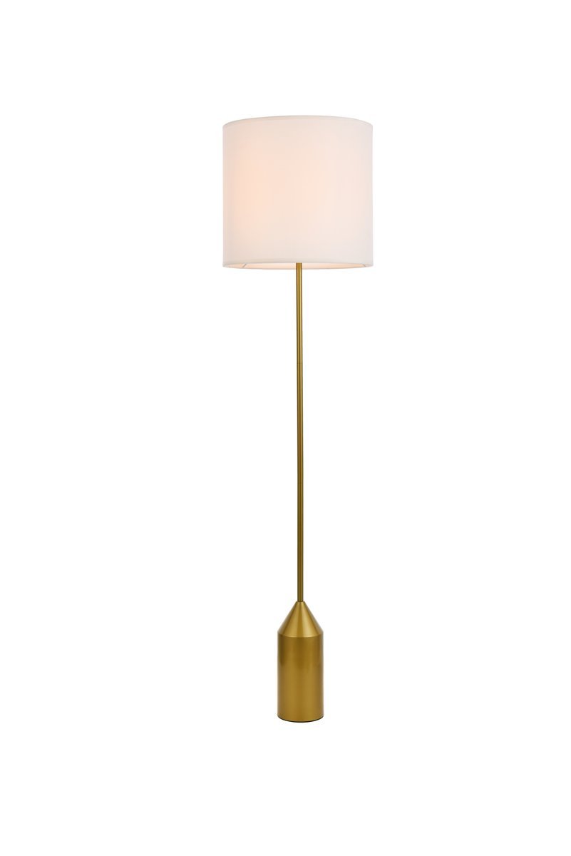 Ines floor lamp in brass