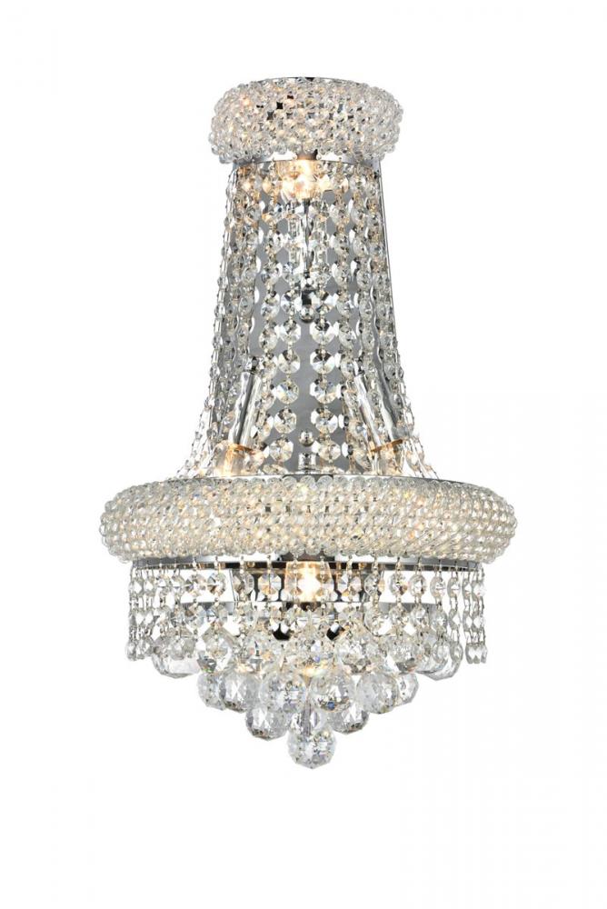 Primo 4 light Gold Wall Sconce Clear Spectra® Swarovski® Crystal