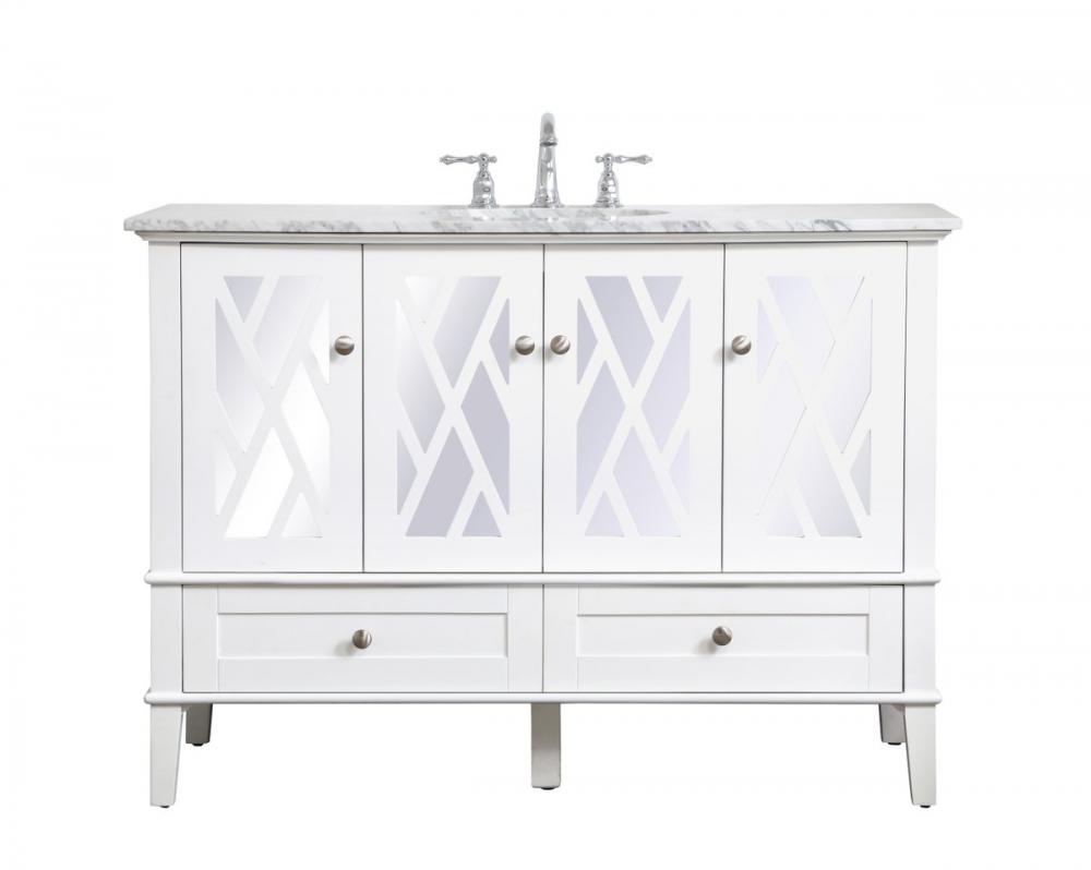 36 Contemporary Bathroom Vanity with Top Sink, 2 Soft Close Doors, and 6  Drawers, Brown - ModernLuxe