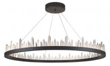 Elegant 1705D42SDG - Malta 56 light Satin Dark Grey Chandelier Clear Royal Cut Crystal