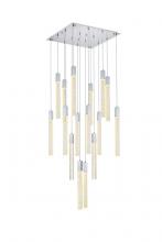 Elegant 2066G30C - Weston 16 Lights Pendant in Chrome