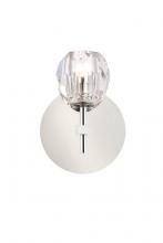 Elegant 3505W6C - 1 light Chrome wall sconce