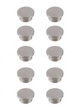 Elegant KB2009-NK-10PK - Trovon 1.6" Diameter Brushed Nickel Oversize Round Knob Multipack (Set of 10)