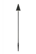 Elegant P806-DB - Outdoor 12V Cast Brass torch light 8 inch Wide x 24 inch High in Dark Bronze