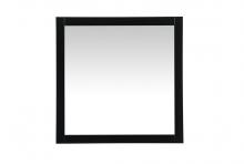 Elegant VM23636BK - Aqua Vanity Mirror 36x36 Inch in Black