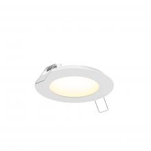 Dals 5006-CC-V-WH - Multi CCT Slim Round Recessed Panel Light - universal 120V-347V, 0-10V dimming