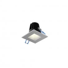 Dals RGR2SQ-CC-SN - 2 Inch Square Indoor/Outdoor Regressed Down Light