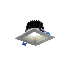 Dals RGR4SQ-CC-SN - 4 Inch Square Indoor/Outdoor Regressed Down Light