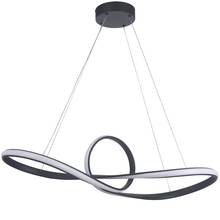 Dainolite PVL-3043LEDHP-MB - 43W Horizontal Pendant, Matte Black w/ Silicone Diffuser