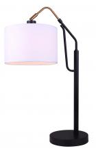 Canarm ITL1024A27BKG - WINSTON Matte Black Table Lamp