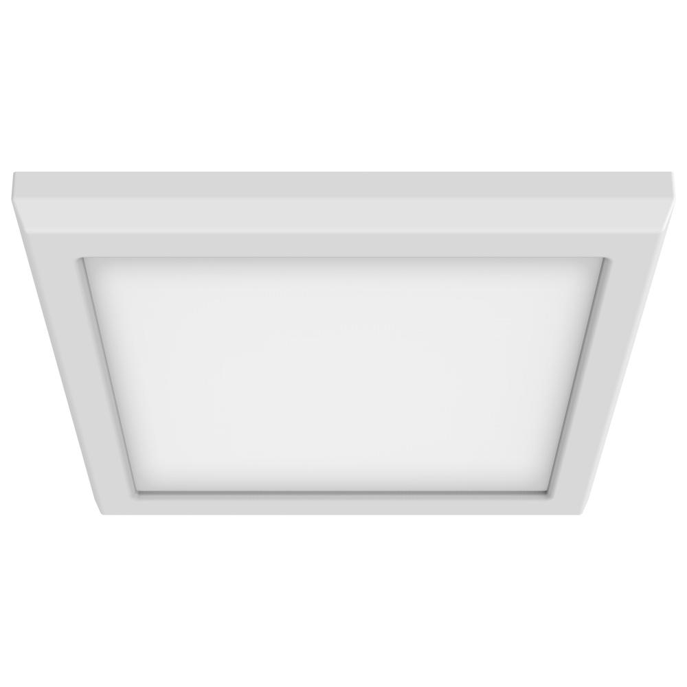 Blink Pro - 11W; 7in; LED Fixture; CCT Selectable; Square Shape; White Finish; 120V