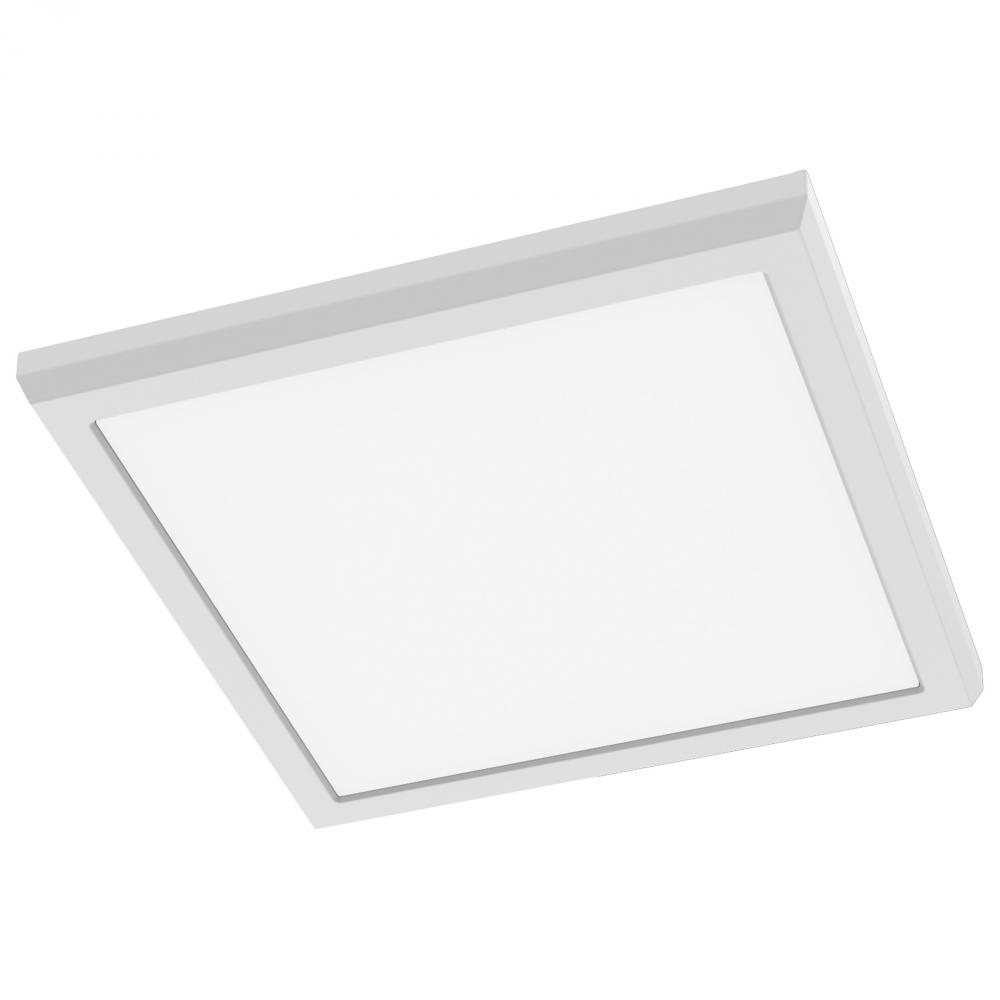 Blink Performer - 11 Watt LED; 9 Inch Square Fixture; White Finish; 5 CCT Selectable