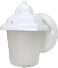 Nuvo 60/3466 - 1 Light; 8-7/8 in.; Wall Lantern; Hood Lantern with Satin Frosted Glass; Color retail packaging