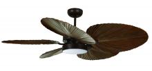 Beacon Lighting America 21065501 - Lucci Air Bali 52" DC Ceiling Fan with Light in Oil Rubbed Bronze and Dark Koa Blades