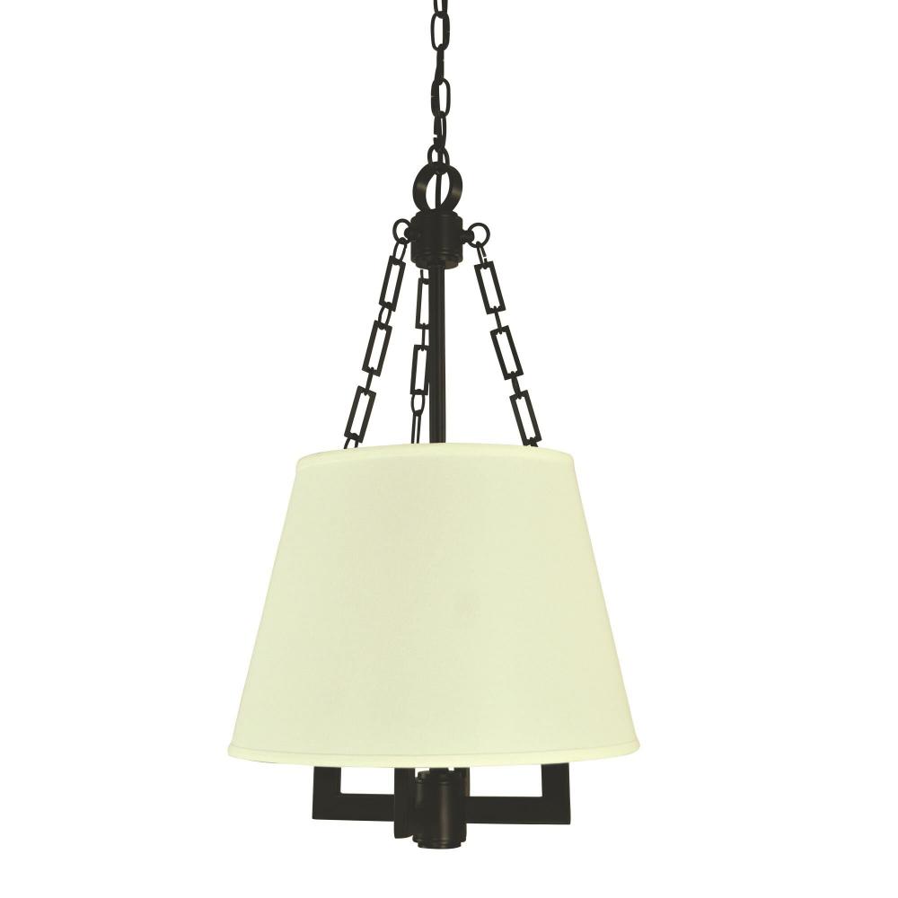 5-Light Matte Black Bistro Dining Chandelier