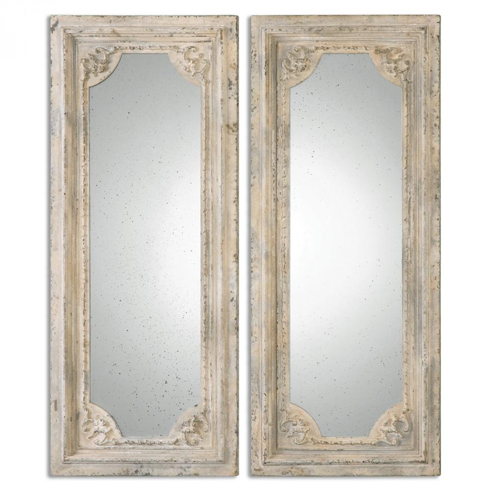 Uttermost Rapallo Aged Ivory Mirrors, S/2