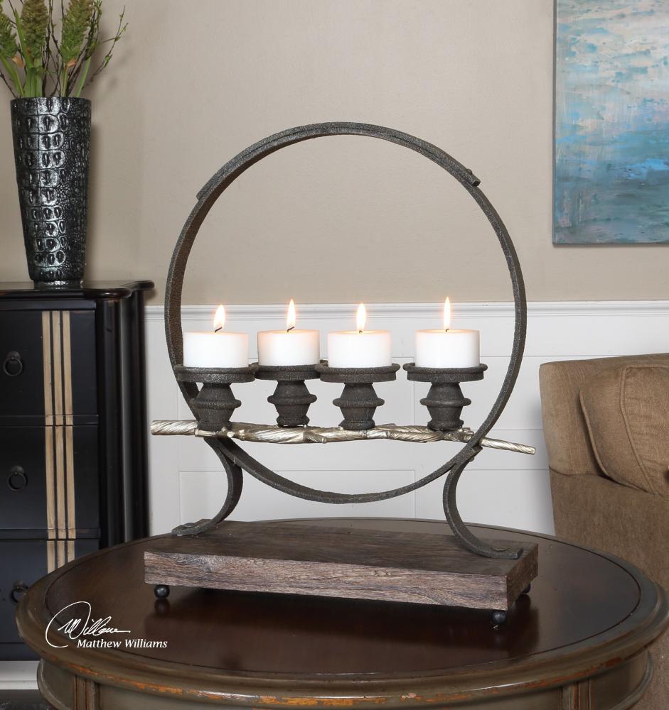 Uttermost Mathis Iron Candleholder