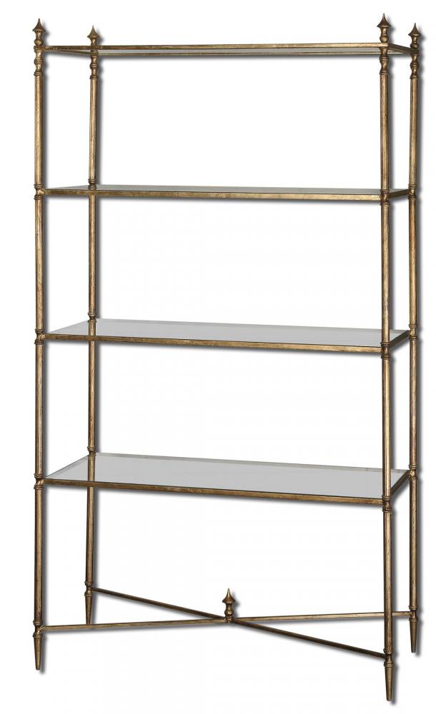 Uttermost Henzler Mirrored Glass Etagere