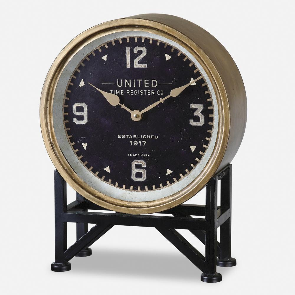 Gold Table Clock