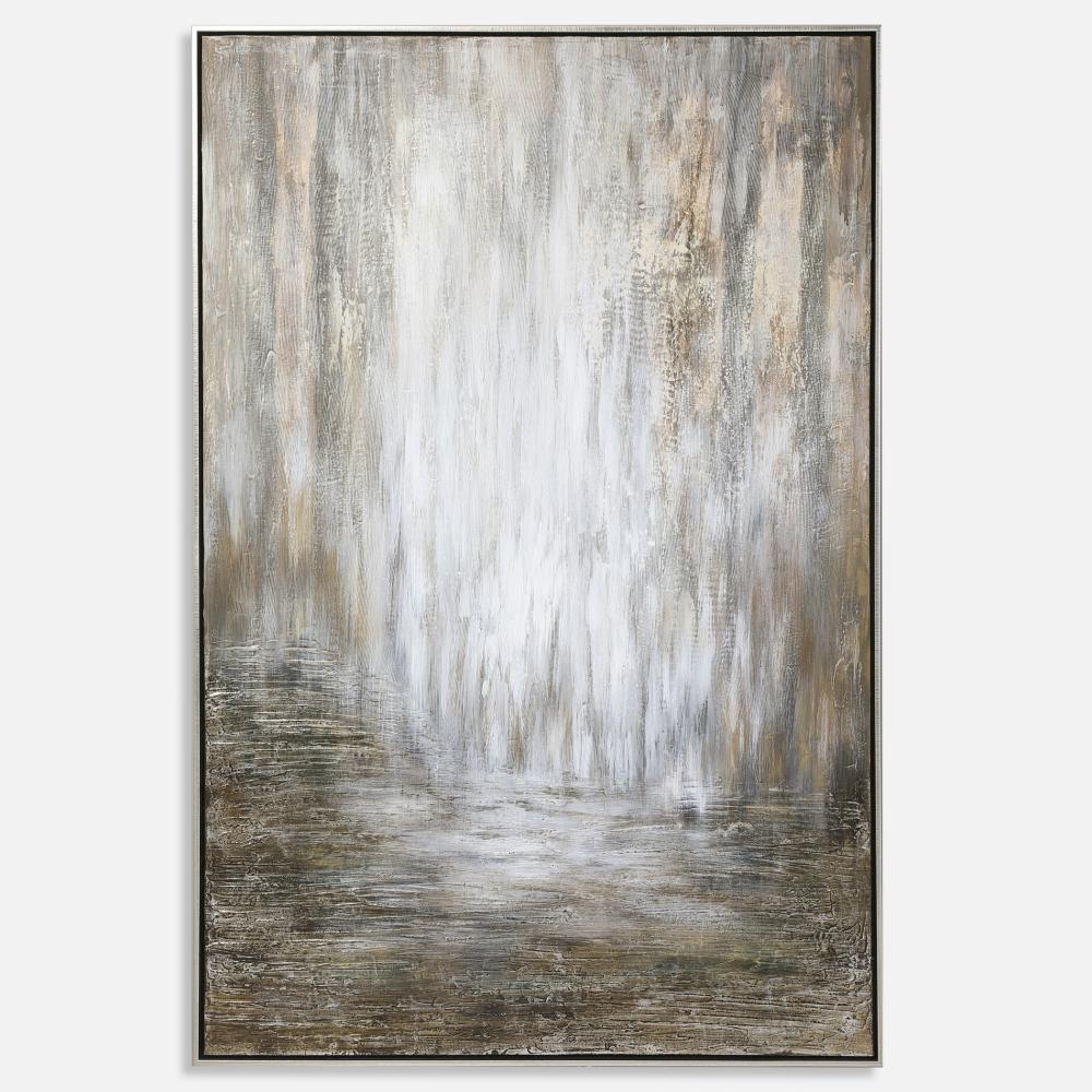 Desert Rain Hand Painted Abstract Art