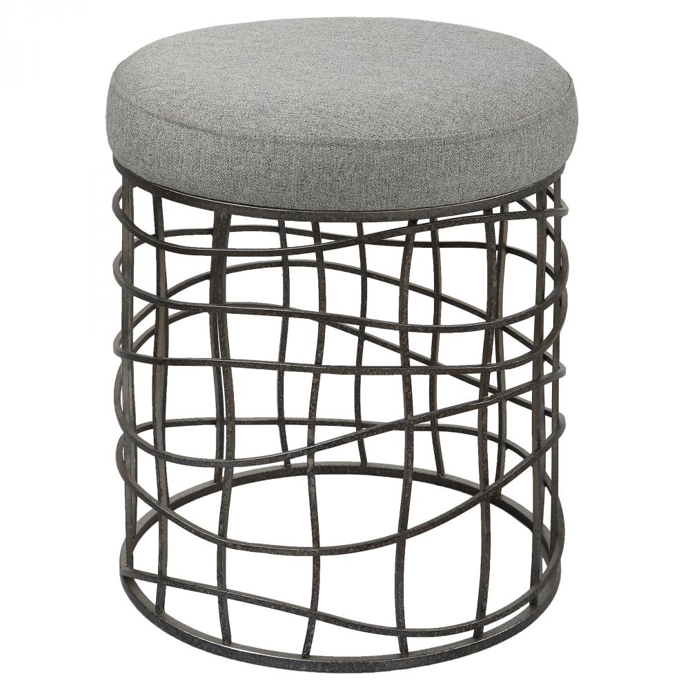 Uttermost Carnival Iron Round Accent Stool