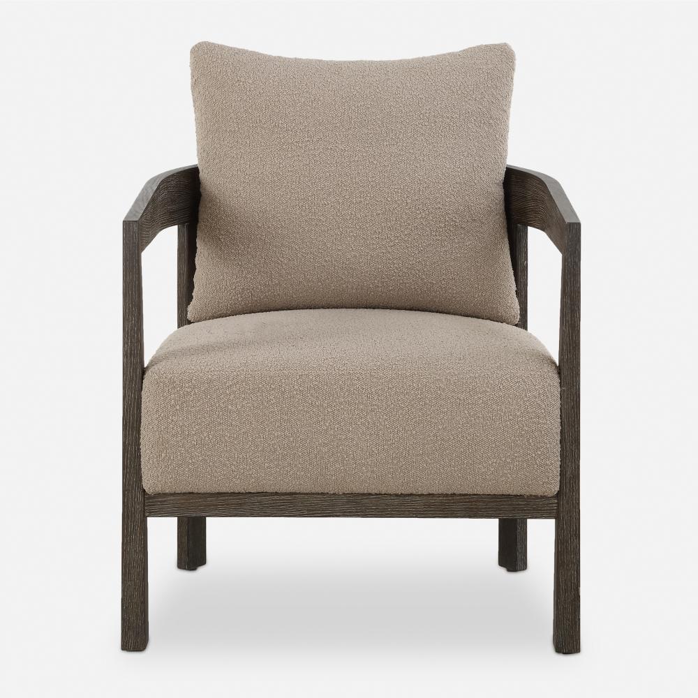 Uttermost Sienna Sand Fabric Accent Chair