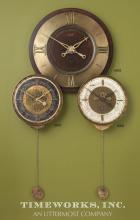 Uttermost 06003 - Uttermost Leonardo Chronograph Black Wall Clock
