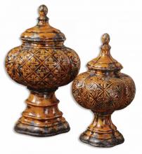 Uttermost 19297 - Uttermost Abu Ceramic Urns, Set/2