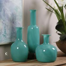 Uttermost 20017 - Uttermost Baram Turquoise Vases, S/3