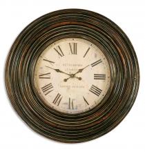 Uttermost 06726 - Uttermost Trudy 38" Wooden Wall Clock