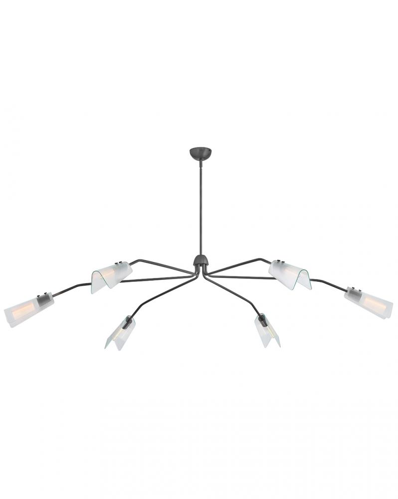 Extra Large Low Profile Chandelier